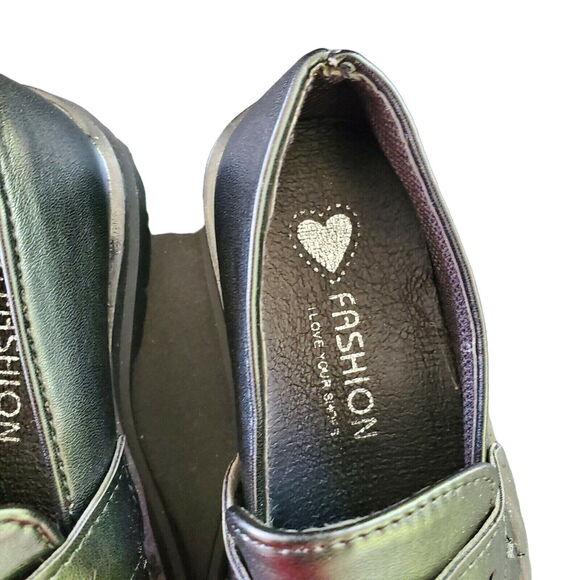 Fashion I Love Your Shoes Little Girls Dress Black Size 10 - Picture 3 of 10